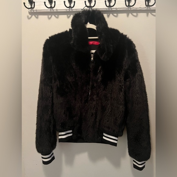 n:philanthropy faux fur jacket - Picture 1 of 13